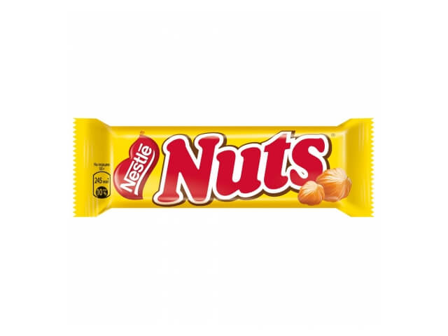 Батончик Nuts Цельный фундук, 50г