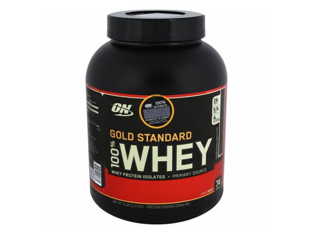 Протеин Optimum Nutrition gold standard 100% whey 2,3 кг двойной шоколад