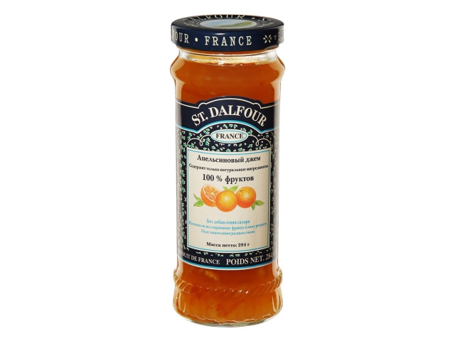 Джем St.Dalfour апельсиновый без сахара 284г