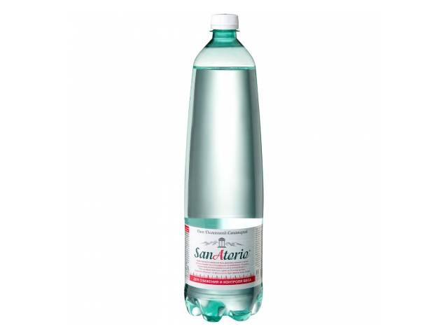 Вода СанАторио минеральная питьевая лечебно-столовая газированная 1,5л